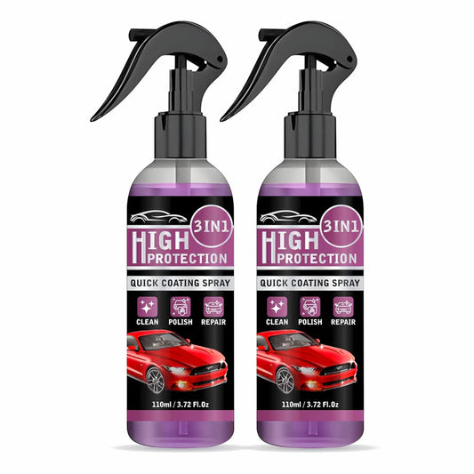 3-in-1 Car & Bike Ceramic Coating Spray – High Protection, Quick Polish & Long-Lasting Shine!